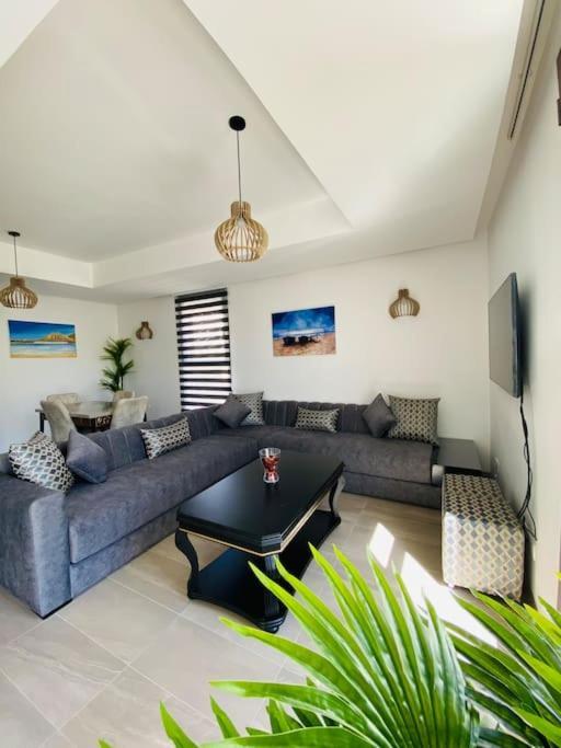 Luxurious Golf & Sea View Beach Apartment With Pool Access - Tamourrit, Taghazout Bay Extérieur photo